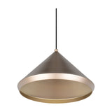 Laguna LED Cone 18cm Pendant – Coffee