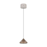 Laguna LED Cone 18cm Pendant – Coffee
