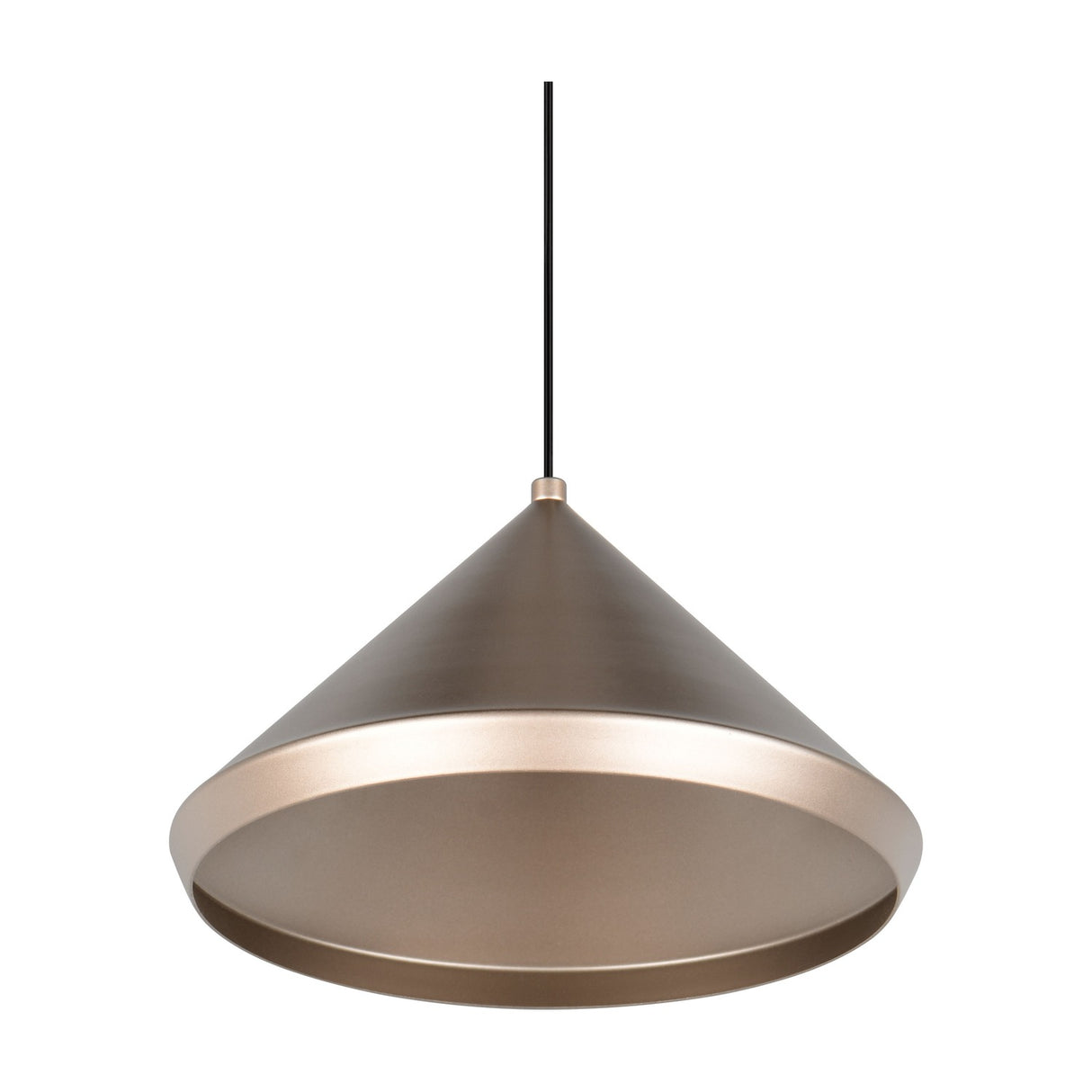 Laguna LED Cone 18cm Pendant – Coffee