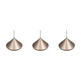 Laguna 3 Light LED Cone Chandelier – Coffee