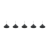 Laguna 5 Light LED Cone Chandelier – Matt Black