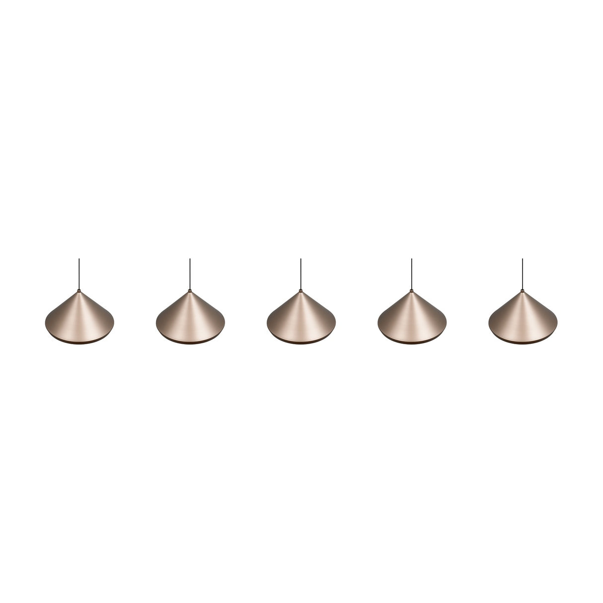 Laguna 5 Light LED Cone Chandelier – Coffee