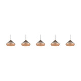 Laguna 5 Light LED Cone Chandelier – Coffee