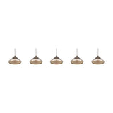 Laguna 5 Light LED Cone Chandelier – Coffee