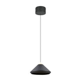 Laguna LED Cone 30cm Pendant – Matt Black