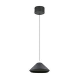 Laguna LED Cone 30cm Pendant – Matt Black