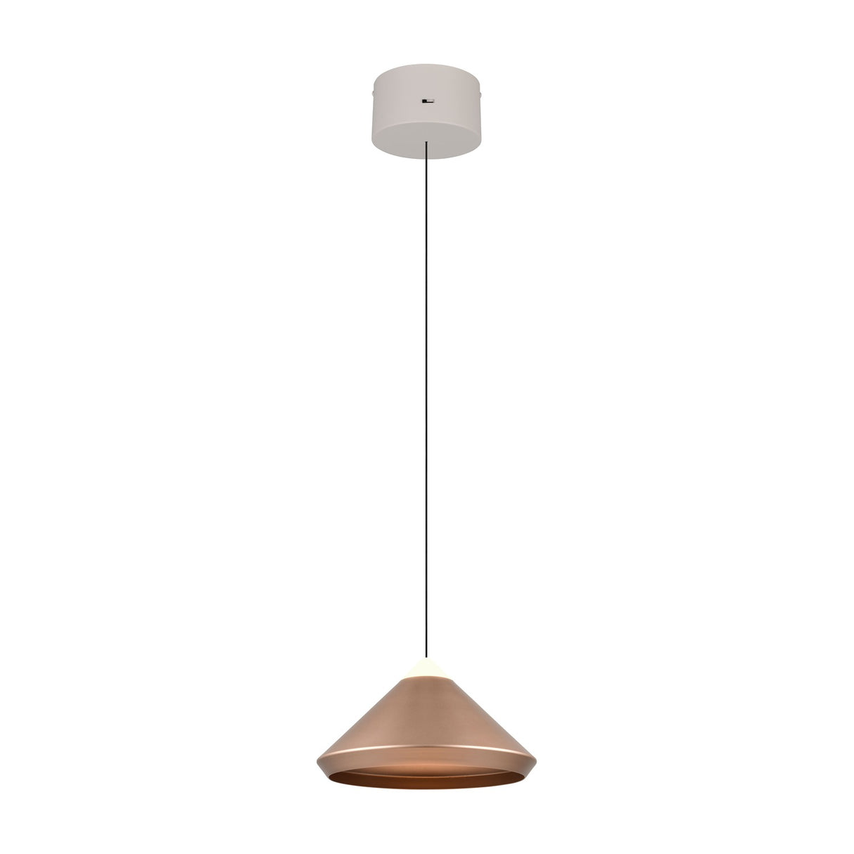 Laguna LED Cone 30cm Pendant – Coffee