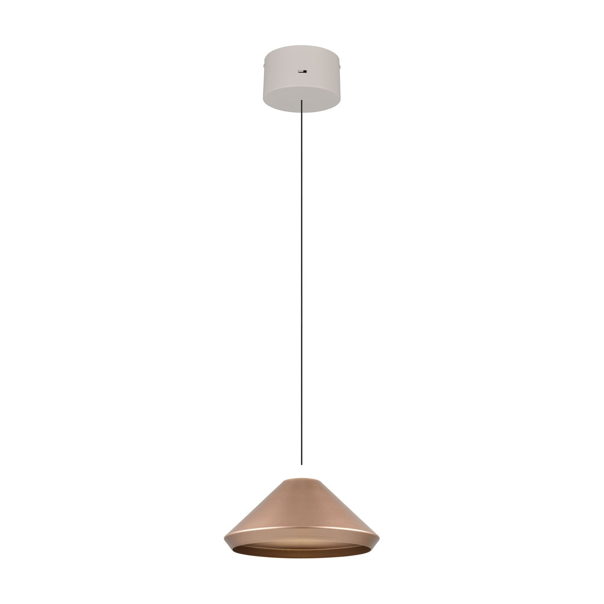 Laguna LED Cone 30cm Pendant – Coffee