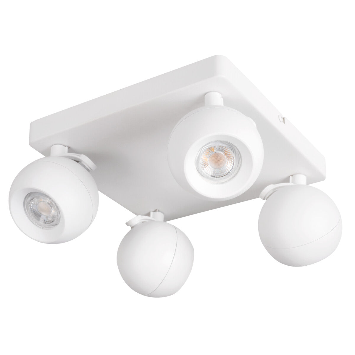 Galoba 240x240 4x GU10 Round Ceiling Light - White
