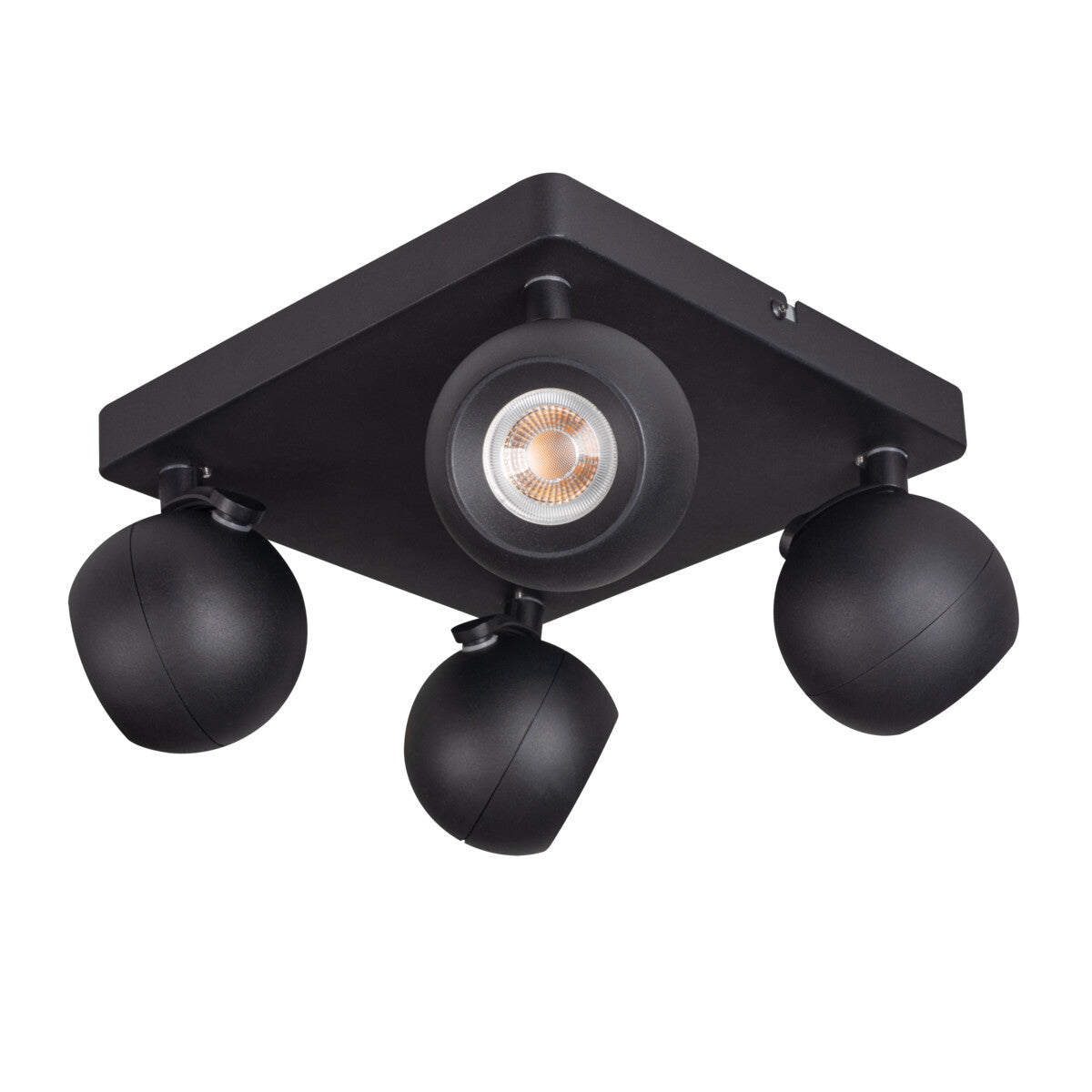 Galoba 240x240 4x35W GU10 Ceiling Spotlight - Black