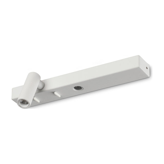 Bonne Nuit Wall Light - White (Left Reader)