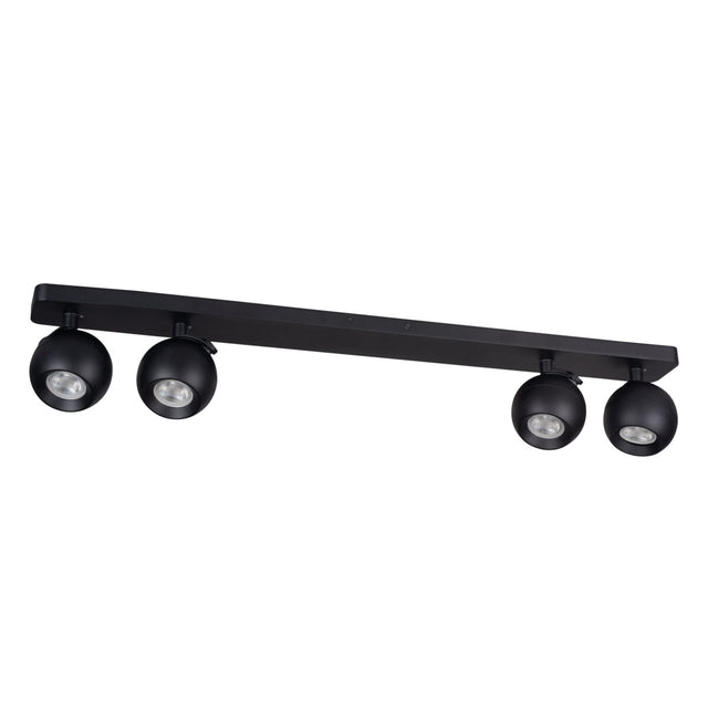 Galoba 780x80 4 x GU10 Ceiling Light - Black