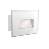 Glasi 3W Recessed LED Wall Light Cool White - White
