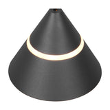 Romeo LED Glass Pendant – Matt Black