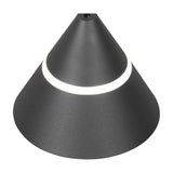 Romeo LED Glass Pendant – Matt Black