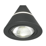 Romeo LED Glass Pendant – Matt Black