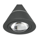 Romeo LED Glass Pendant – Matt Black