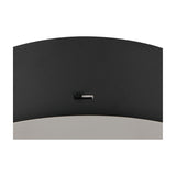 Romeo 5 Light LED Glass Chandelier – Satin Nickel