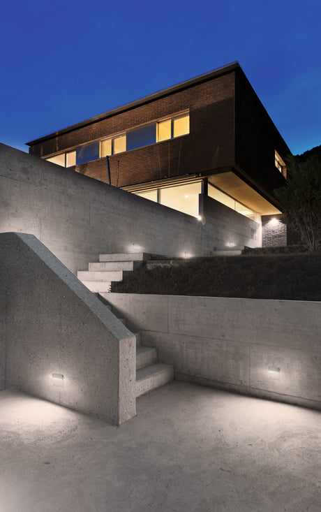 Duli 5W Square LED Bulkhead Wall Light IP54 - Anthracite
