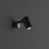 O-Zone Outdoor Wall Light - Black in situ