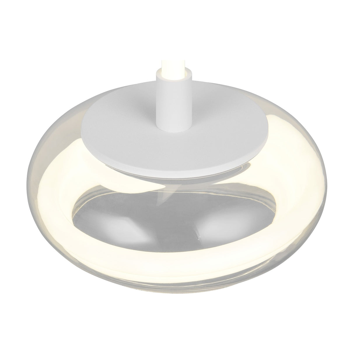 Tarsia LED Globe 21cm Pendant – Matt White