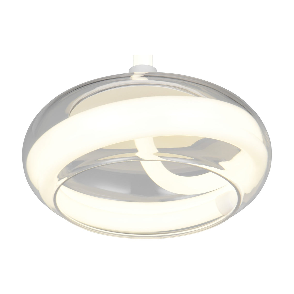 Tarsia LED Globe 21cm Pendant – Matt White