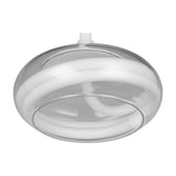 Tarsia LED Globe 21cm Pendant – Matt White