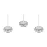 Tarsia 3 Light LED Glass Chandelier – Matt White