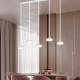 Tarsia 5 Light LED Glass Chandelier – Matt White