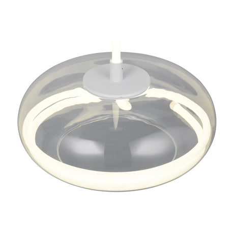 Tarsia LED Globe 40cm Pendant – Matt White