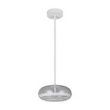 Tarsia LED Globe 40cm Pendant – Matt White