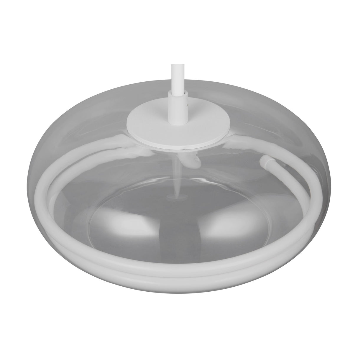 Tarsia LED Globe 40cm Pendant – Matt White