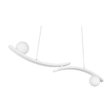 Napoli 2 Light LED Globe Chandelier – Matt White