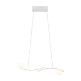 Napoli 2 Light LED Globe Chandelier – Matt White