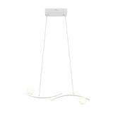 Napoli 2 Light LED Globe Chandelier – Matt White