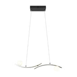 Napoli 2 Light LED Globe Chandelier – Matt Black