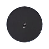 Skeleton Mirror Wall Clock - Black