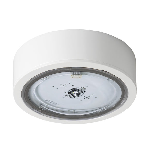 Itech 2W Ø170 Emergency Light - Surface IP65 C1 - White