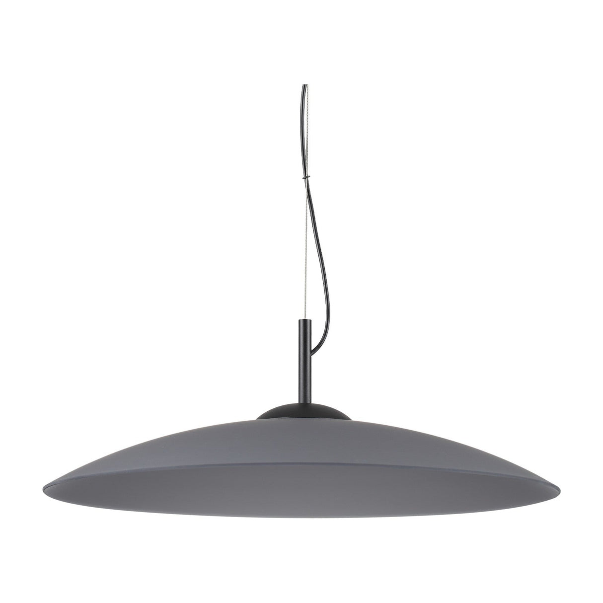 Eclipse Pendant Light - Black & Grey Glass