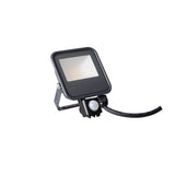 IQ-LED 10W LED Floodlight with PIR Sensor - Black