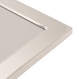 Plain Oblong Freestanding Silverplated Photo Frame - Silver