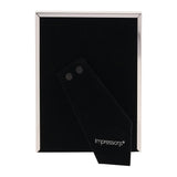 Plain Oblong Freestanding Silverplated Photo Frame - Silver