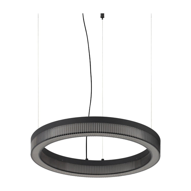 Crown Pendant Light 400mm - Black
