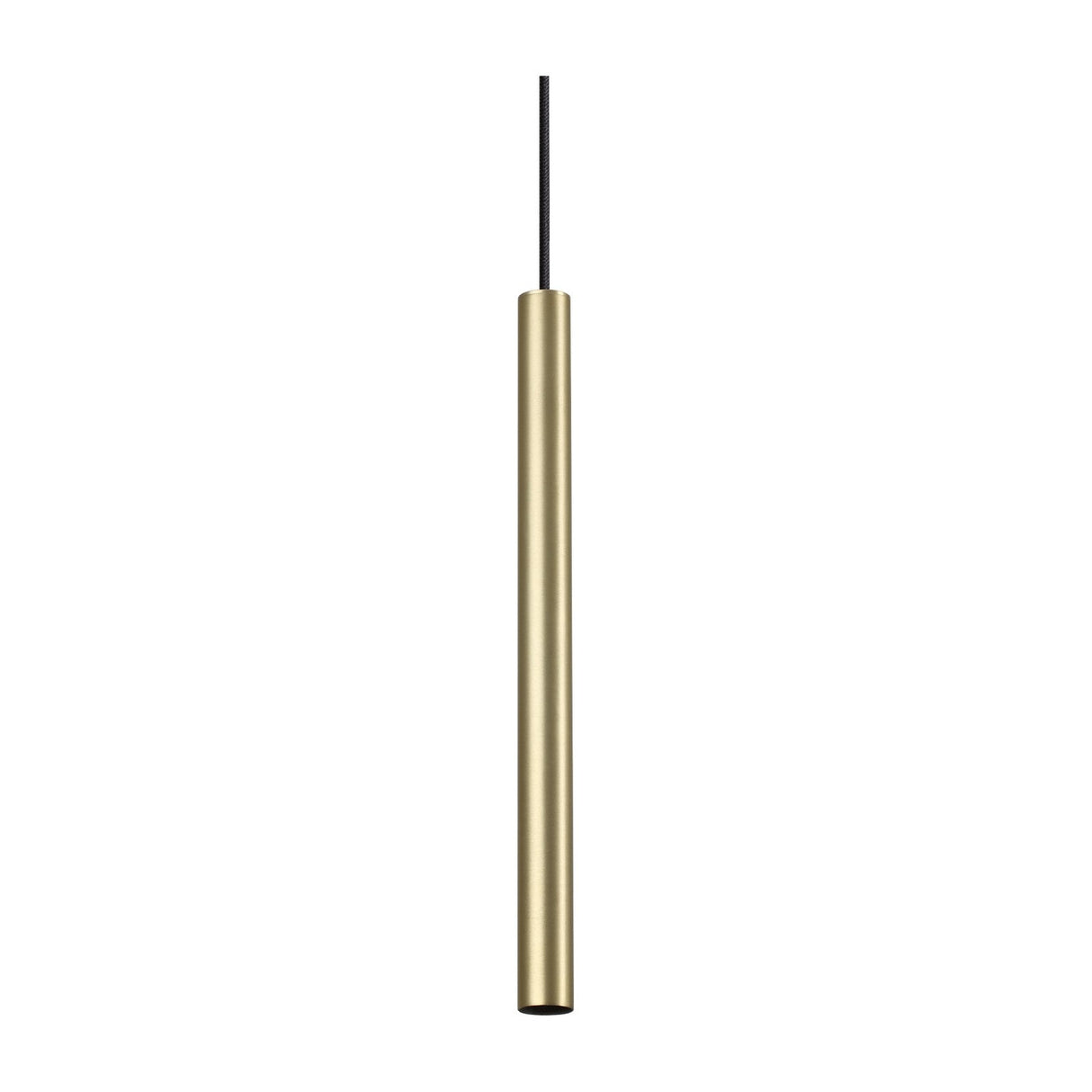 Look LED Pendant Light Round 30mm x 400mm - Brass