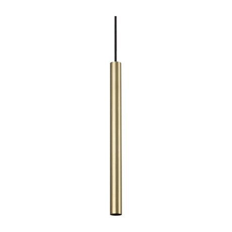 Look LED Pendant Light Round 30mm x 400mm - Brass