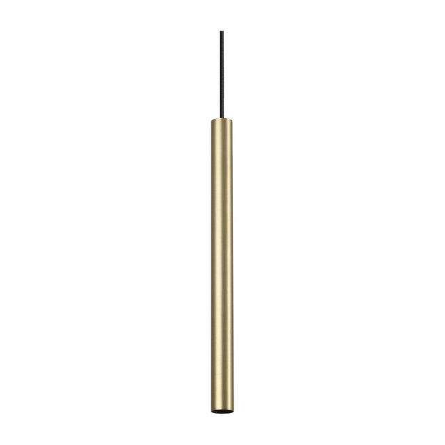 Look LED Pendant Light Round 30mm x 400mm - Brass