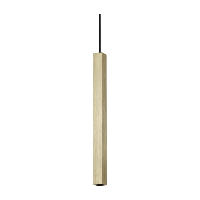 Look Square LED Pendant Light 30mm - Brass