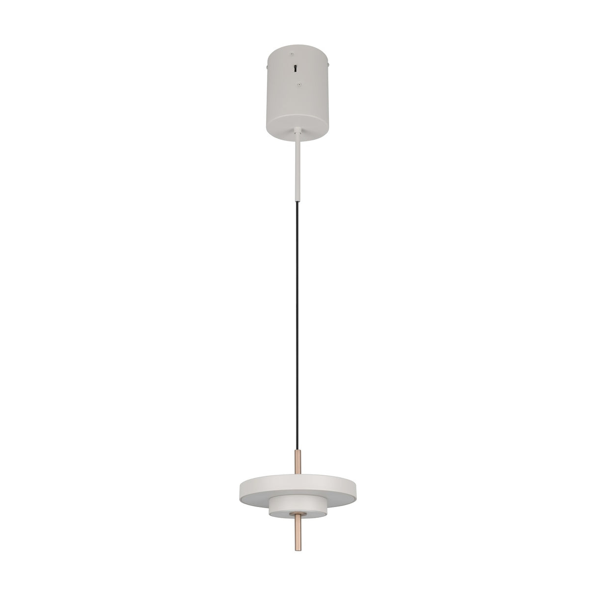 Keaton 20cm LED Glass Chandelier – Warm Grey