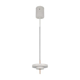 Keaton 20cm LED Glass Chandelier – Warm Grey