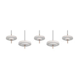 Keaton 140cm LED Glass Pendant – Warm Grey